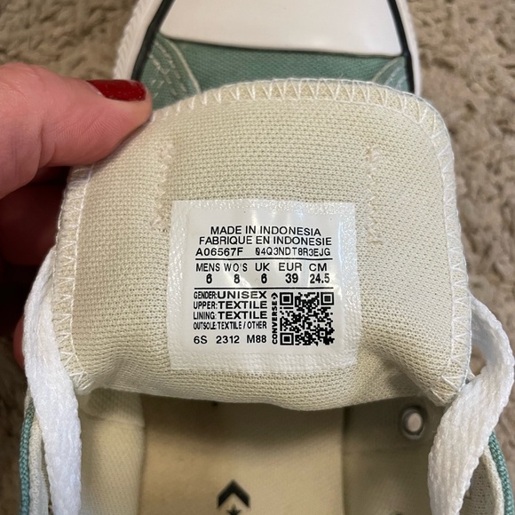 8M Converse Herby Green All Stars - Picture 2 of 7